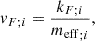 $$ \begin{aligned} v_{F;i}=\frac{k_{F;i}}{{{m}_{\mathrm{eff} }}_{;i}}, \end{aligned} $$
