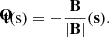 $$ \begin{aligned} \mathbf {\hat{t}}( \mathrm s) = -\frac{\mathbf B}{|\mathbf B|}{(\mathbf s)} . \end{aligned} $$
