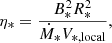 $$ \begin{aligned} \eta _* = \frac{B_*^2 R_*^2}{\dot{M}_* V_{*,\mathrm{local} }}, \end{aligned} $$