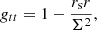 $$ \begin{aligned} g_{tt}&= 1- \frac{r_{\rm s}r}{\Sigma ^2}, \end{aligned} $$