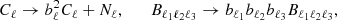 $$ \begin{aligned} C_\ell \rightarrow b_\ell ^2 C_\ell + N_\ell , \qquad B_{\ell _1 \ell _2 \ell _3} \rightarrow b_{\ell _1} b_{\ell _2} b_{\ell _3} B_{\ell _1 \ell _2 \ell _3}, \end{aligned} $$
