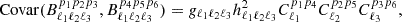 $$ \begin{aligned} \mathrm{Covar} (B_{\ell _1 \ell _2 \ell _3}^{p_1 p_2 p_3}, B_{\ell _1 \ell _2 \ell _3}^{p_4 p_5 p_6}) = g_{\ell _1 \ell _2 \ell _3} h_{\ell _1 \ell _2 \ell _3}^2 C_{\ell _1}^{p_1 p_4} C_{\ell _2}^{p_2 p_5} C_{\ell _3}^{p_3 p_6}, \end{aligned} $$