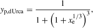 $$ \begin{aligned} y_{\rm p,dUrca} = \frac{1}{1+\left(1+x_{\rm e}^{1/3}\right)^3}, \end{aligned} $$