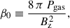 $$ \begin{aligned} \beta _0&\equiv \frac{8\, \pi \, P_\mathrm{gas} }{B_\mathrm{z} ^2}, \end{aligned} $$