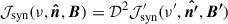 $$ \begin{aligned} \mathcal{J} _{\rm syn} (\nu , \boldsymbol{\hat{n}}, \boldsymbol{B})&= \mathcal{D} ^2 \mathcal J^{\prime } _{\rm syn} (\nu ^{\prime }, \boldsymbol{\hat{n^{\prime }}}, \boldsymbol{B^{\prime }})\end{aligned} $$