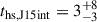 $ t_{\mathrm{hs,J15int}}=3_{-3}^{+8} $
