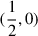 $ (\frac{1}{2},0) $