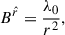 $$ \begin{aligned} { B^{\hat{r}}}&=\frac{\lambda _0}{r^2} ,\end{aligned} $$