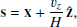 $$ \begin{aligned} \mathbf s =\mathbf x +\frac{v_z}{H}\,\mathbf {\hat{z}} , \end{aligned} $$