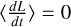 Mathematical equation: $\left\langle\frac{d L}{d t}\right\rangle=0$