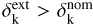 Mathematical equation: $\[\delta_{\mathrm{k}}^{\text {ext}}>\delta_{\mathrm{k}}^{\text {nom}}\]$