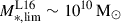 Mathematical equation: $ M^\mathrm{L16}_{\rm *,lim} \sim 10^{10} \, \mathrm{M}_{\odot } $