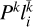 Mathematical equation: $P^{k}\left(l_{i}^{k}\right)$