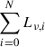 Mathematical equation: $ \sum_{i=0}^{N}L_{\nu,i} $
