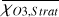 Mathematical equation: $\overline {\chi O3,Strat} ,$