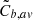 Mathematical equation: $ \tilde{C}_{b,av} $