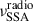 Mathematical equation: $ \nu^{\mathrm{radio}}_{\mathrm{SSA}} $