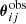 Mathematical equation: $ {\boldsymbol{\theta}}_{ij}^{\mathrm{obs}} $