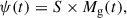 Mathematical equation: $$ \begin{aligned} \psi (t) = S\times M_{\rm g}(t), \end{aligned} $$