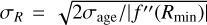Mathematical equation: $\[\tau_{\star}^{\prime}(R)=d \tau_{\star}(R) / d R=0\]$