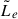 Mathematical equation: $ \tilde L_e $