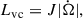 Mathematical equation: $$ \begin{aligned} L_{\mathrm{vc}} = J |\dot{\Omega }|, \end{aligned} $$