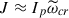 Mathematical equation: $ J\approx I_p\widetilde{\omega}_{cr} $