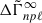 Mathematical equation: $ \Delta\tilde\Gamma^\infty_{np\ell} $