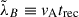 Mathematical equation: $ \tilde \lambda_{B} \equiv v_{\mathrm{A}} t_{\mathrm{rec}} $