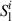 Mathematical equation: $ S_{\mathrm{l}}^{i} $