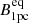 Mathematical equation: $ B^{\mathrm{eq}}_{\mathrm{1pc}} $