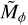Mathematical equation: ${{\tilde M}_\phi }$