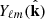 Mathematical equation: $ Y_{\ell m}(\hat{\mathbf{k}}) $