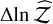 Mathematical equation: $\Delta$\lnzh