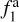 Mathematical equation: $\[f_{1}^{\mathrm{a}}\]$