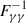 Mathematical equation: $ F^{-1}_{\gamma\gamma} $