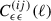 Mathematical equation: $ C^{(ij)}_{\epsilon\epsilon}(\ell) $