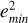 Mathematical equation: $e_{min}^2$