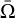 Mathematical equation: ${\bar \Omega }$