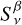 Mathematical equation: $S_\nu^{\beta}$
