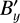 Mathematical equation: $\[B_{y}^{\prime}\]$