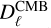 Mathematical equation: $D_\ell^{\mathrm{CMB}}$