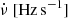 Mathematical equation: $ \dot\nu\ [\mathrm{Hz\,s^{-1}}] $
