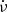 Mathematical equation: $ \dot{\nu} $
