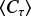 Mathematical equation: $\langle C_\tau \rangle$