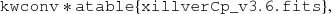 Mathematical equation: $$ \begin{aligned} \mathtt {kwconv*atable\{xillverCp\_v3.6.fits\}} , \end{aligned} $$