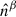 Mathematical equation: $ \hat{n}^{\beta} $