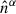 Mathematical equation: $ \hat{n}^{\alpha} $