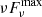 Mathematical equation: $ \nu F_{\nu}^{\mathrm{max}} $