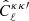 Mathematical equation: $ \hat{C}^{\kappa\kappa{\prime}}_\ell $